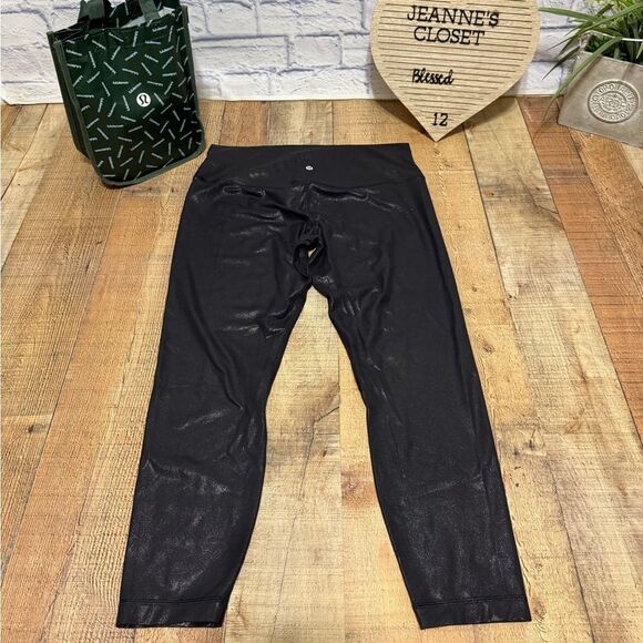 Lululemon Align High-Rise Pant 25" *Shine
Radiate Foil Print Black size 14 - Picture 2 of 15